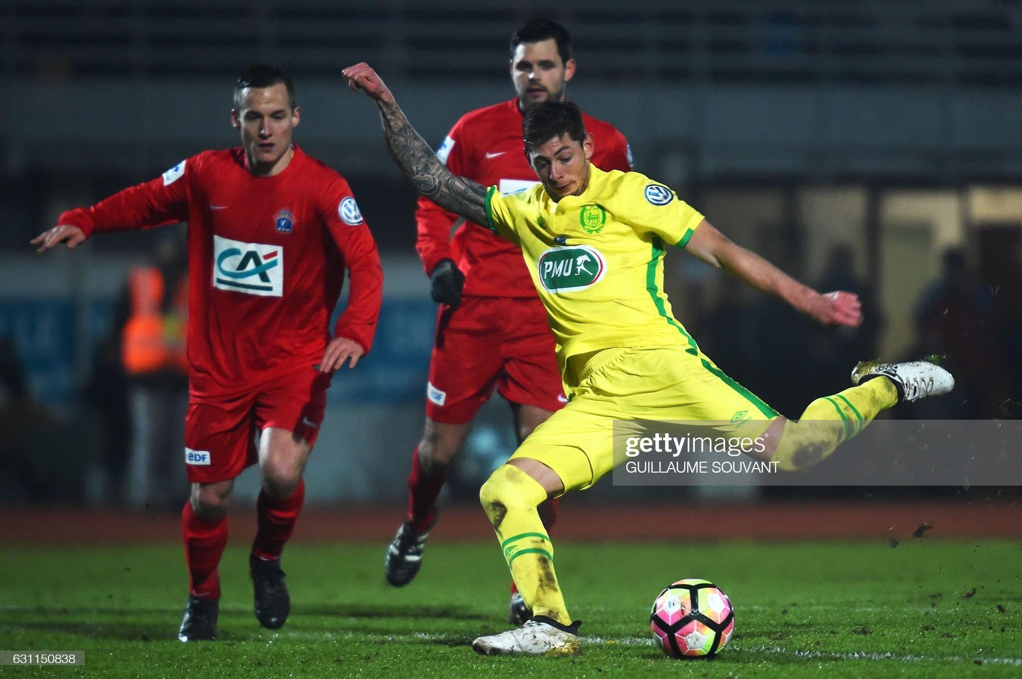 Maillot FC Nantes porté par Emiliano Sala 2016 2017