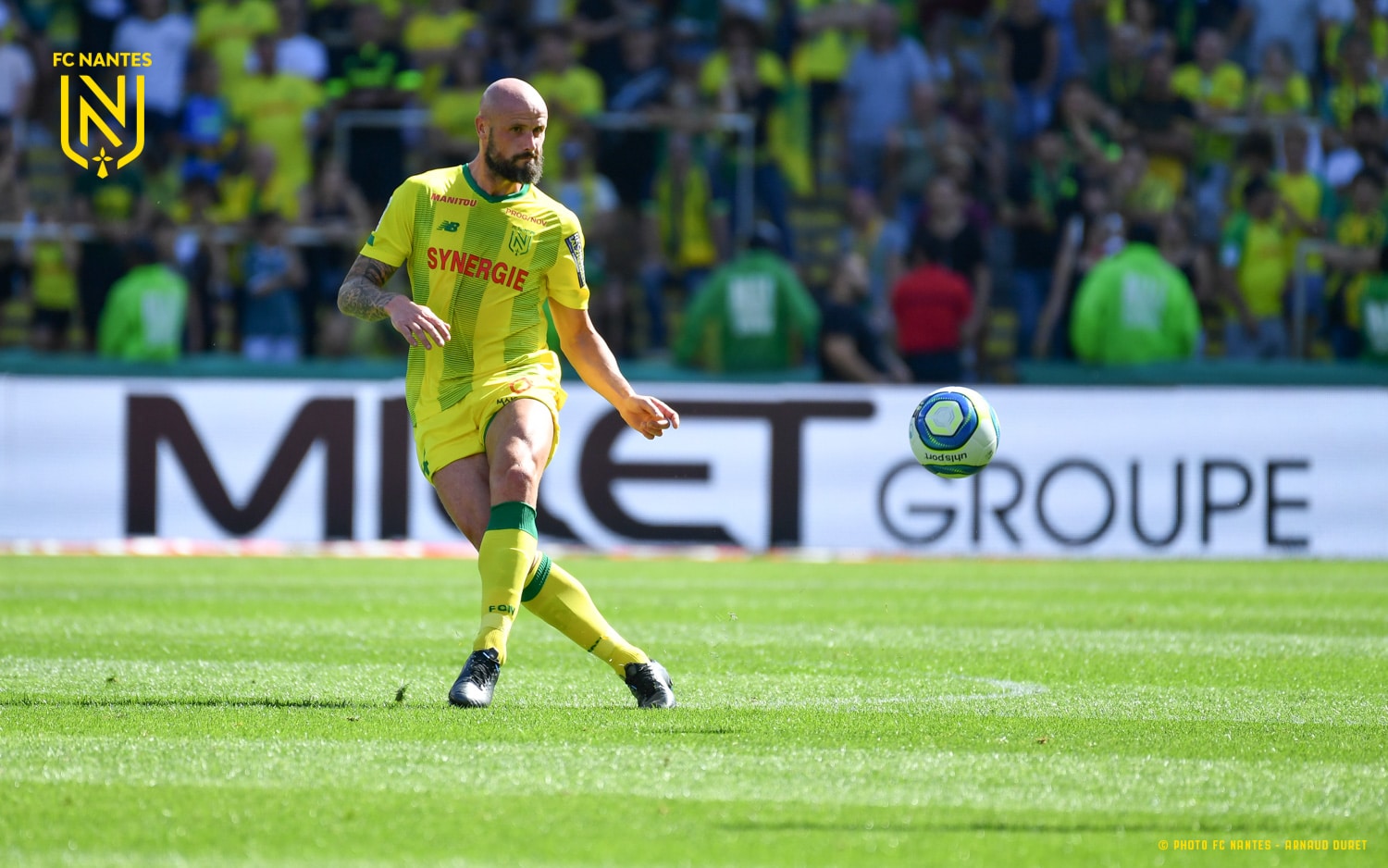 Maillot Fc Nantes Porté Par Nicolas Pallois 2019 2020